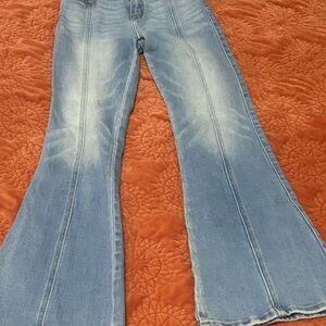 KanCan Light Blue Flare Jeans for Kids Sz. 12 Girls